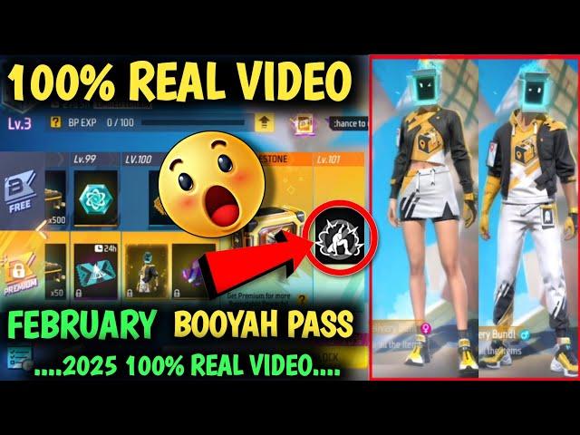 February Month Booyah Pass free fire 2025| Next month booyah pass| febuary booyah pass| Booyah Pass