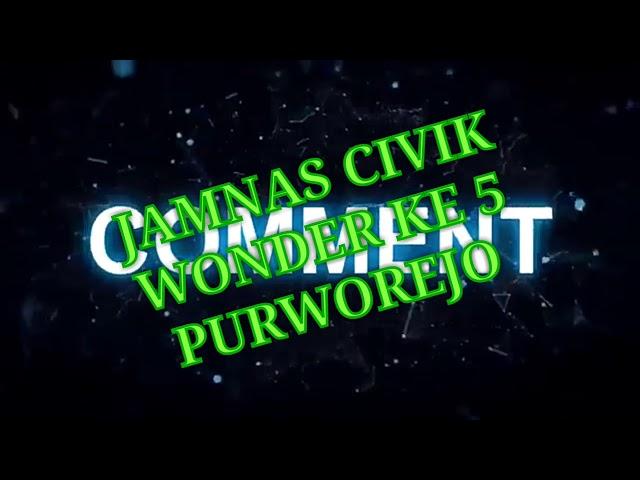 Super ceper "sb 4 jamnas civik wonder ke 5 purworejo."