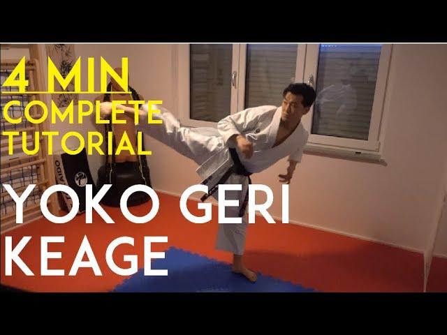 YOKO GERI KEAGE - snapping side kick - TEAM KI