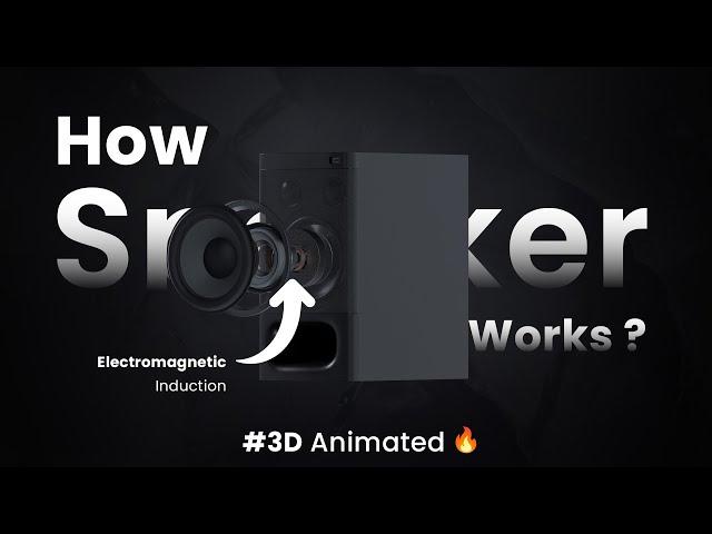 How Speaker Works ? | 3D Animated Explanantion 