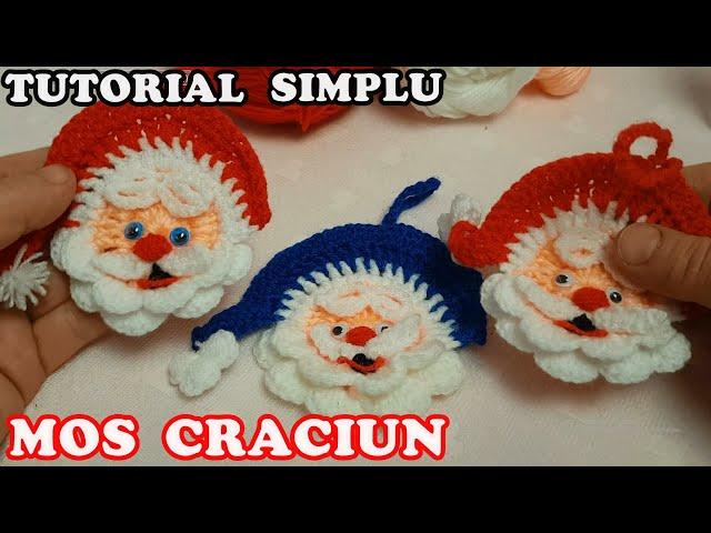 Cum faci un MOȘ CRĂCIUN - DIY Homemade - Tutorial de croșetat