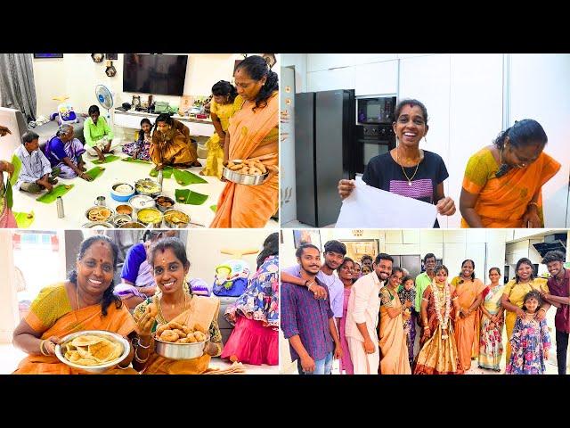 தடபுடலா ஆரம்பிச்ச நம்ம வீட்டு விசேஷம் விருந்து |VLOG| |HUGE COOKING FOR 11 DAY FUNCTION​⁠