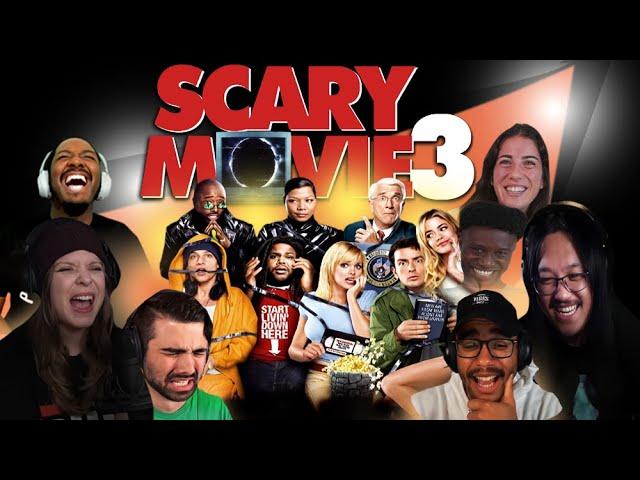 REACTION SCARY MOVIE 3 MASHUP