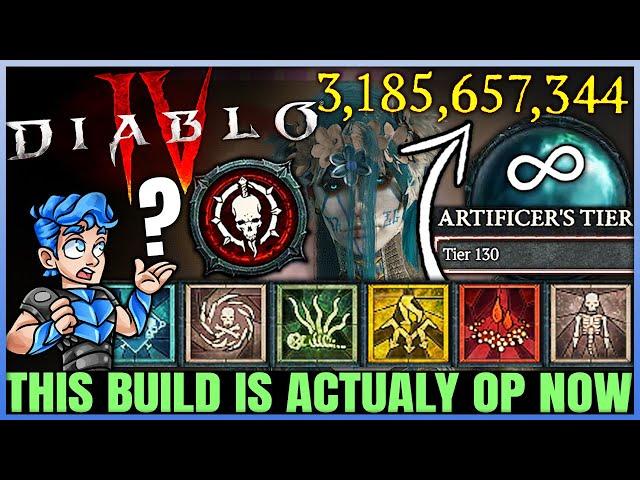 Diablo 4 - New Best HIGHEST DAMAGE Bone Spirit Necromancer Build - New OP Combo - Skills Gear Guide!
