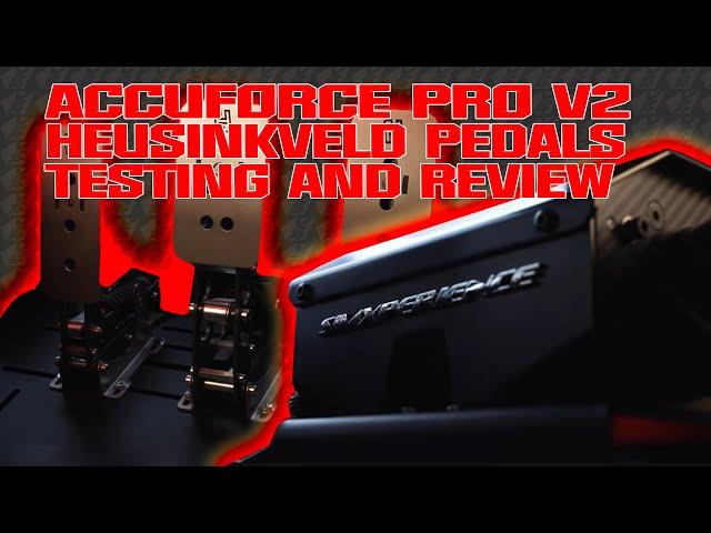 AccuForce Pro V2 Direct Drive Wheel & Heusinkveld Pedals Testing and REVIEW