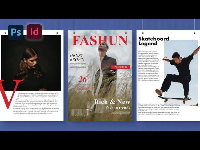 3 SUPER USEFUL Design Layout Techniques | Photoshop + Indesign Tutorial