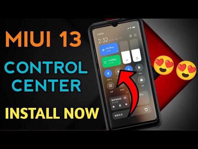 Install MIUI 13 Control Center without root  | MIUI 13 Control Center is Crazy & Awesome 