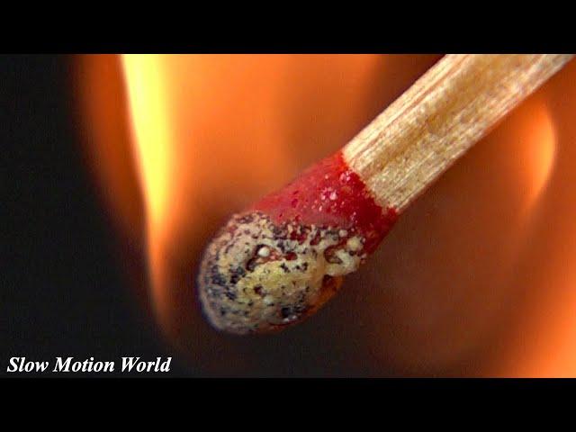 Burning Match - Slow Motion World