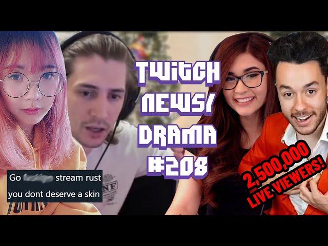 xQc Quits Rust, LilPichu Gets Harassment Over Drops, YourPrincess - Twitch Drama/News #208