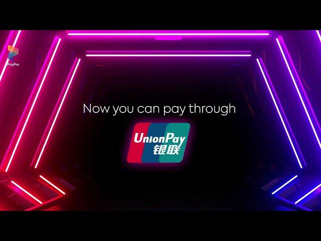 How To Pay using your UnionPay International Debit/Credit Cards