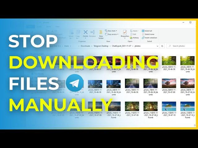 How to Download All Files from a Telegram Chat / Group