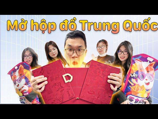 Unbox đồ ăn Trung Quốc và bộ quà limited không thể mua từ Dreame