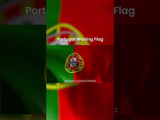 Portugal Waving Flag Animation