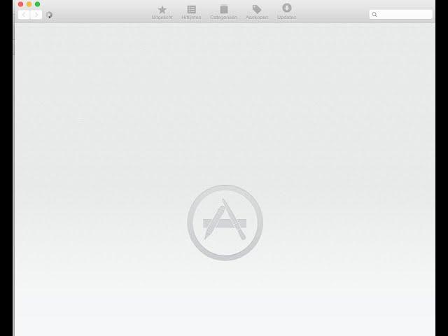 MAC OS X - App Store not loading - App store blank - Fix