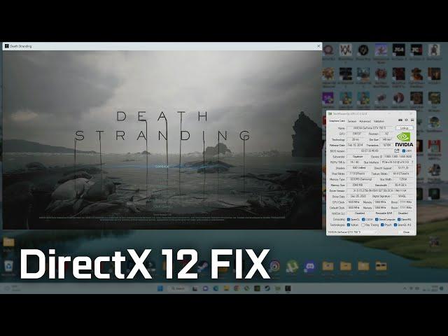 Death Stranding - DirectX 12 FIX