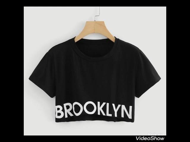 |Black crop tops designs for girls |#Blacklovers️|Black colour tops for girls 