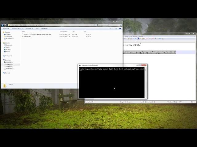 How to install PyQt5 on Windows 7/8/8.1/10
