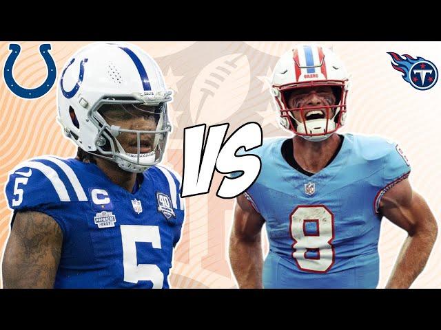 Indianapolis Colts vs Tennessee Titans 12/22/24 NFL Pick & Prediction | NFL Week 16 Betting Tips