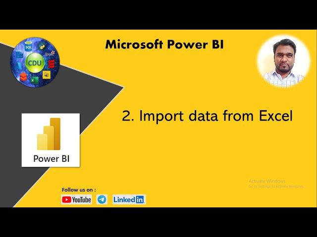 2. Import data from Excel