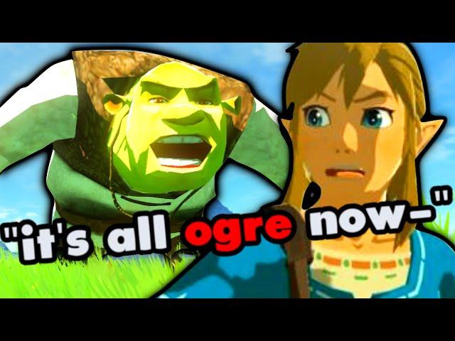 Breath of the Wild, but if I say "Shrek" he spawns...