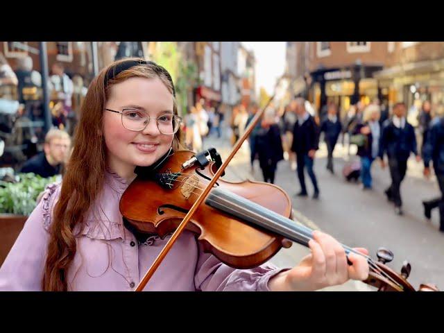 Bad Guy Billie Eilish Violin Cover by Holly May - Street Performance