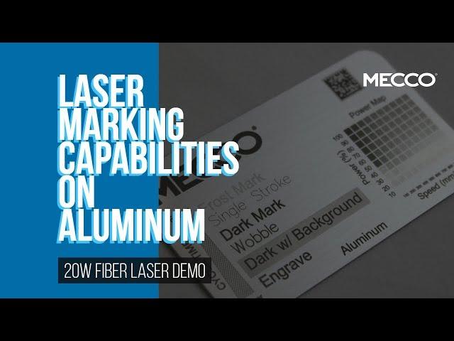 Fiber Laser Engraving on Aluminum | MECCO