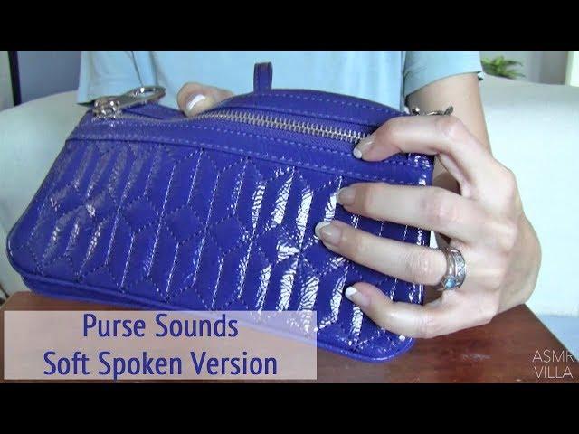 ASMR * Theme: Purse Sounds! * Tapping & Scratching * Soft Spoken * Fast Tapping * ASMRVilla