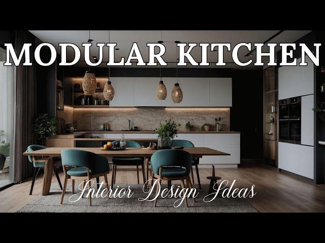 Top 50+ Modern Modular Kitchen Cabinets Designs 2024 #homeinterior #viral #trending #homedecor