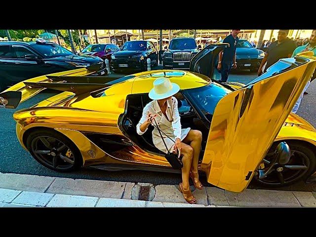 MONACO Madame GALU & KOENOGSEGG JESKO GOLD & POOYAN MOKHTARI | LADIES LUXURY LIFESTYLE | SUPERCARS