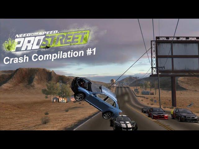 Need For Speed ProStreet Crash Compilation #1