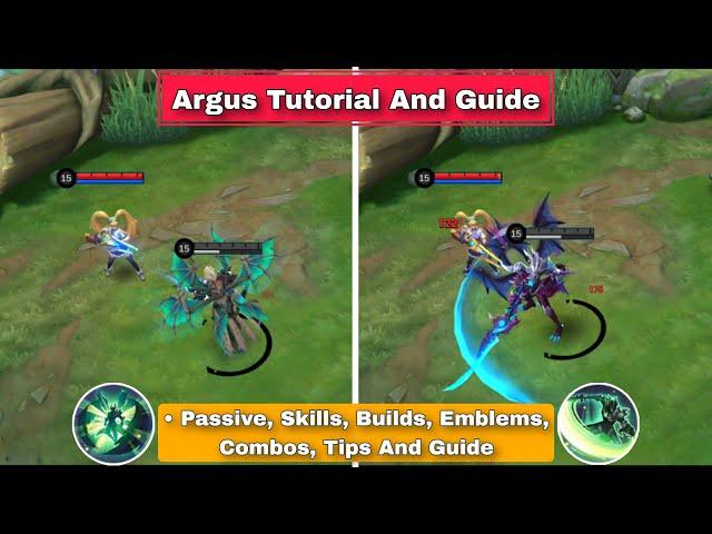 How To Use Argus Mobile Legends | Advance Tips, Guide & Combo