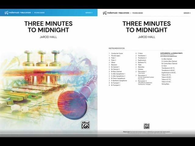 Three Minutes to Midnight, by JaRod Hall – Score & Sound