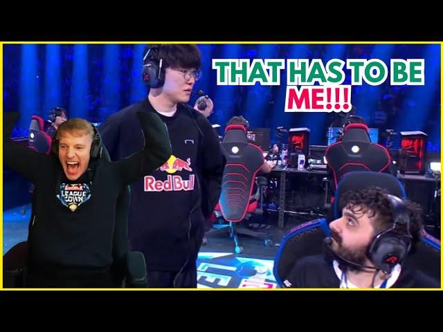 Jankos Lost His Mind Seeing Agurin Plays Next To Faker At Redbull Event | League of Legends Clip