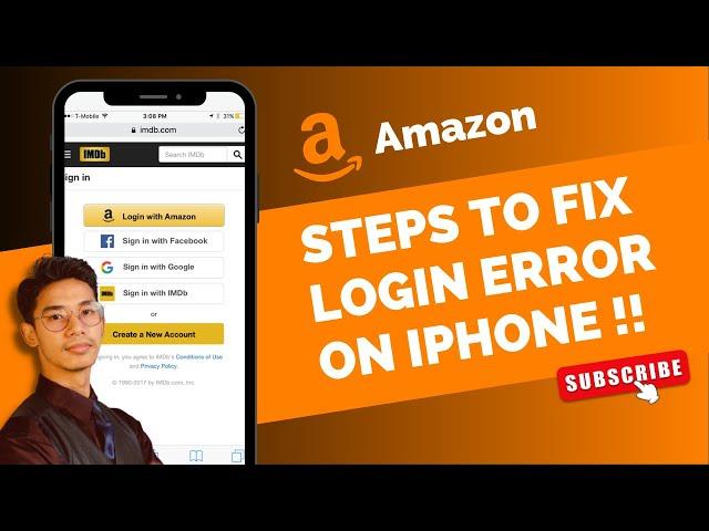 Amazon - Fix Login Error on iPhone !