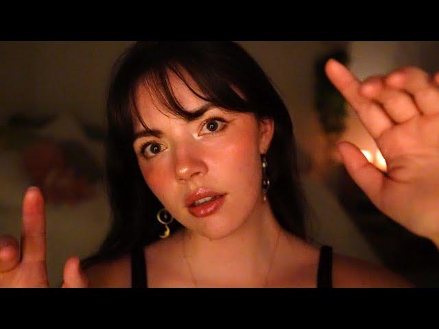 ASMR Cozy and Safe Affirmations For Sleep  (low light, mic brushing)