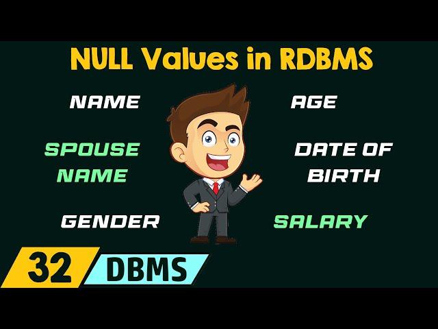 NULL Values in RDBMS