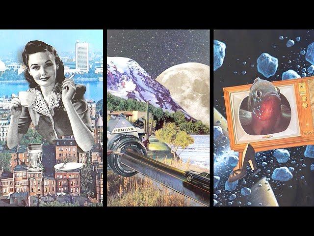 Watch this for collage inspiration | 15 whimsical surreal collages in 15 minutes