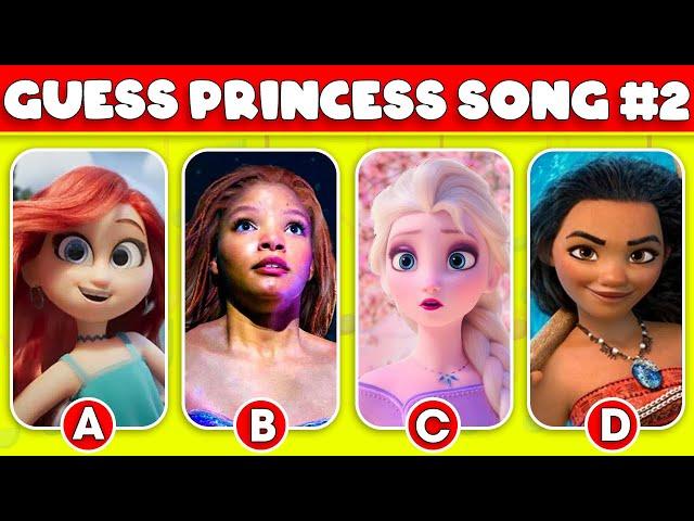 Guess Princess SONG? | The Little Mermaid, Elsa, TEENAGE KRAKEN | LookQUIZ.