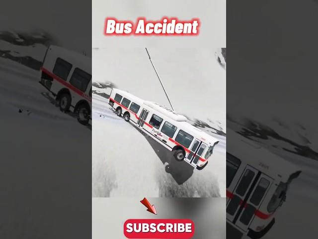 LONG BUS ACCIDENT! Near-Disaster on the highway #beamdrive