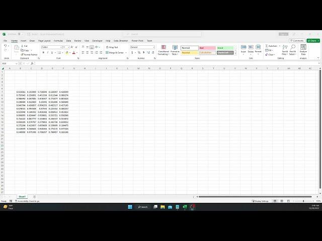 Generating random numbers using the Rand function in MS #excel #exceltips #exceltricks