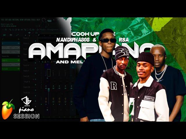 Amapiano Fl Studio Tutorial 2023 | Cook Up Like Nandipha808, Ceeka RSA, Mellow & Sleazy