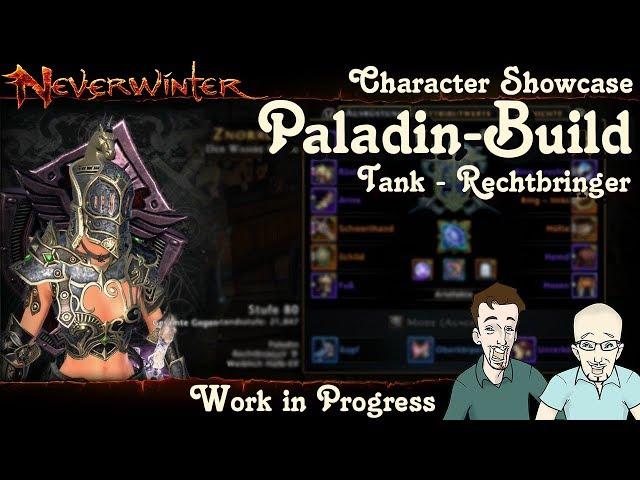 NEVERWINTER MOD16 - Paladin-Build Tank Rechtbringer - Character Showcase - Anfänger PS4 deutsch