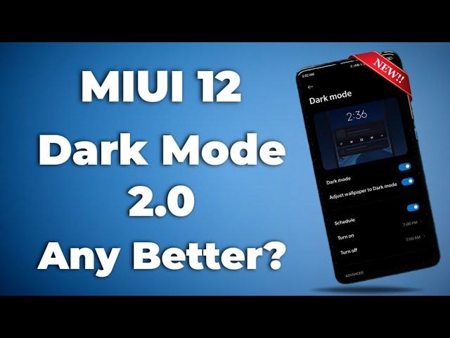 Miui 12 Dark Mode Problem Solved | Dark Mode 2.0 Bug error fix | Review