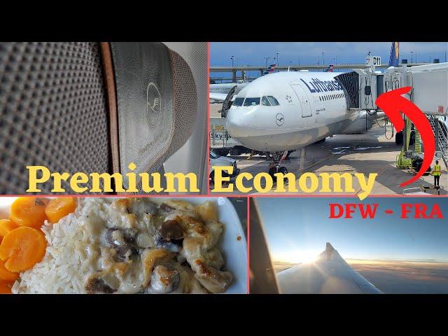 Lufthansa PREMIUM Economy | Flight Review | Airbus A330 | DFW-FRA