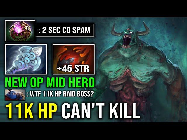 WTF 100% CAN'T STOP Wind Waker OC 11K HP Raid Boss Max Strength 2 Sec CD Undying Dota 2