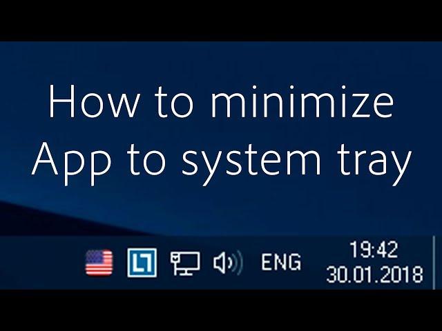 How to minimize application to system tray and use notifyIcon C# Windows Forms