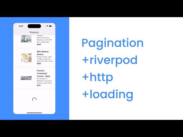 Infinite Scrolling in Flutter (ListView Pagination)