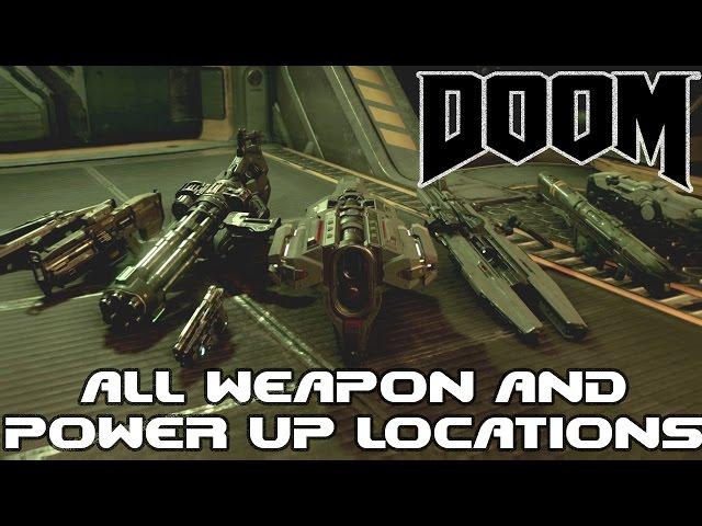 DOOM - All Single-player Weapons And Power-Up Locations