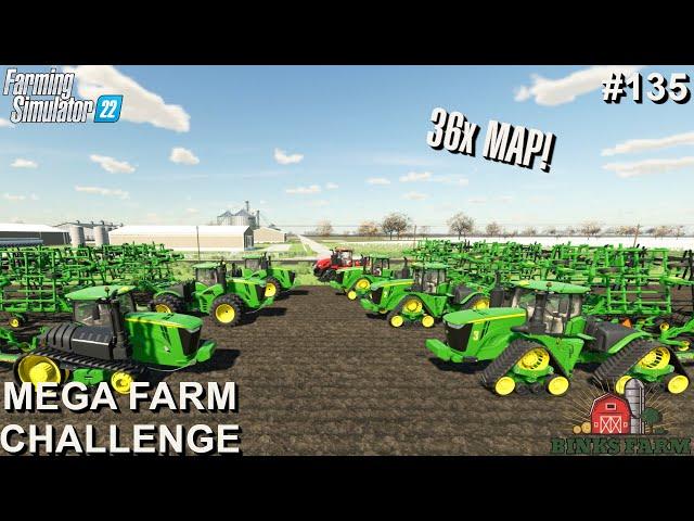 CREATING A MEGA FIELD WITH 7 TRACTORS! | Spring Creek, ND | Farming Simulator 22 #135