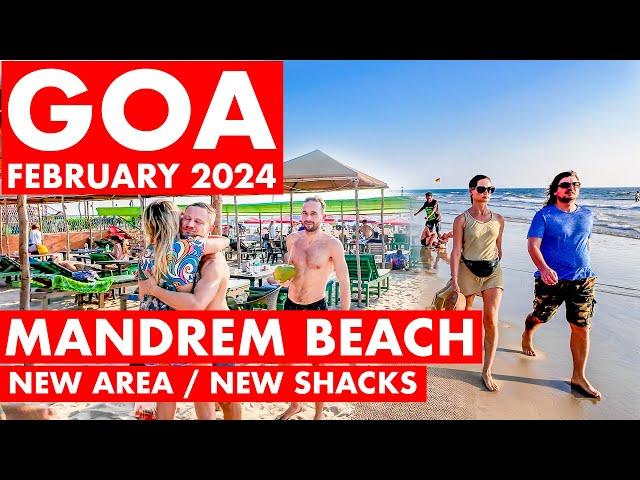 Mandrem Beach - February 2024 | Arambol Beach | North Goa's Cheapest Shacks | Goa Vlog,Russian Beach